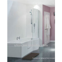 Nuevo diseño Walk in Bath P en forma de bañera de acrílico